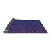 Thickness of Patterned Royal Blue Rug, pat2584lblu