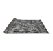 Thickness of Patterned Dark Gray Rug, pat2586gry