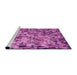 Sideview of Machine Washable Transitional Violet Purple Rug, wshpat2586pur