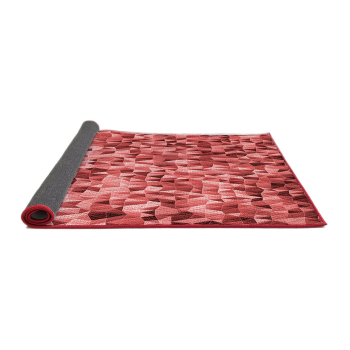 Thickness of Patterned Red Rug, pat2586rd