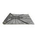 Thickness of Patterned Platinum Silver Gray Rug, pat2587gry