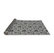 Thickness of Patterned Cloud Gray Rug, pat2588gry