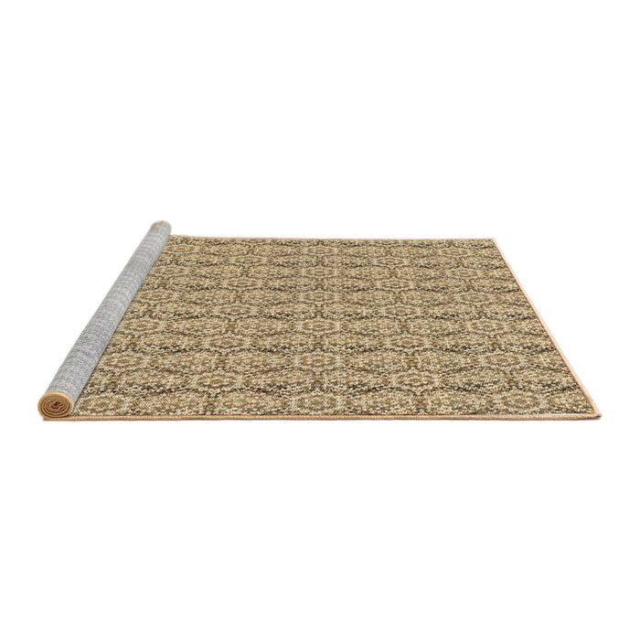 Sideview of Machine Washable Transitional Light Brown Rug, wshpat2589brn