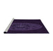 Sideview of Machine Washable Transitional Purple Rug, wshpat259pur