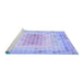 Sideview of Machine Washable Transitional Purple Rug, wshpat2590blu