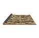 Thickness of Patterned Brown Sand Brown Rug, pat2594brn