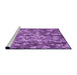 Sideview of Machine Washable Transitional Purple Rug, wshpat2600pur