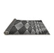 Thickness of Patterned Black Rug, pat2601gry