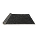 Thickness of Patterned Midnight Gray Rug, pat2602gry