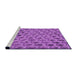 Sideview of Machine Washable Transitional Purple Rug, wshpat2603pur