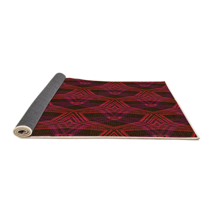 Thickness of Patterned Red Rug, pat2607org