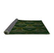 Thickness of Patterned Black Rug, pat2608grn