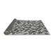 Thickness of Patterned Silver Gray Rug, pat2609gry