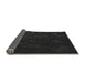 Thickness of Patterned Black Rug, pat261gry