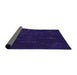 Thickness of Patterned Amethyst Purple Rug, pat261pur