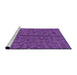 Sideview of Machine Washable Transitional Bright Purple Rug, wshpat2611pur