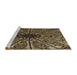 Sideview of Machine Washable Transitional Peru Brown Rug, wshpat2612brn