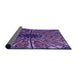 Thickness of Patterned Purple Rug, pat2612pur