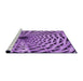 Sideview of Machine Washable Transitional Violet Purple Rug, wshpat2613pur