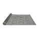 Thickness of Patterned Platinum Silver Gray Rug, pat2614gry