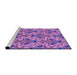 Sideview of Machine Washable Transitional Purple Rug, wshpat2619pur