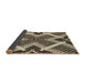 Thickness of Patterned Khaki Gold Rug, pat2622brn