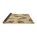 Thickness of Patterned Khaki Gold Rug, pat2625brn
