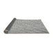 Thickness of Patterned Gunmetal Gray Rug, pat2631gry