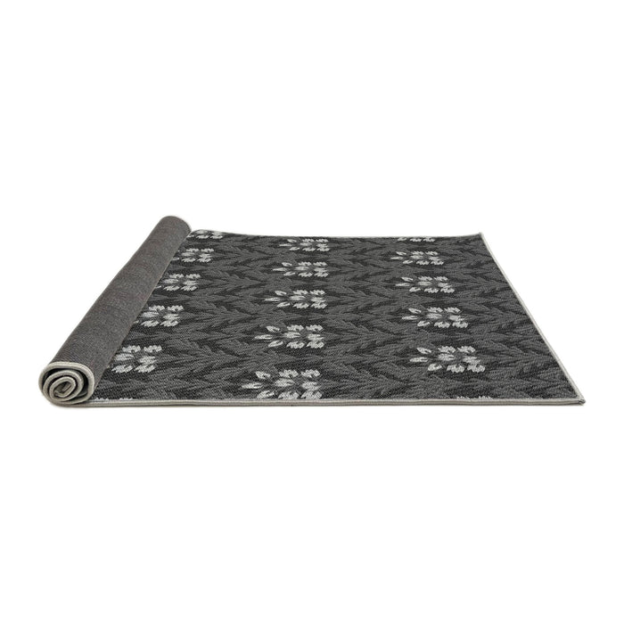 Thickness of Patterned Gray Rug, pat2636gry