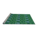 Sideview of Machine Washable Transitional Medium Sea Green Rug, wshpat2636lblu