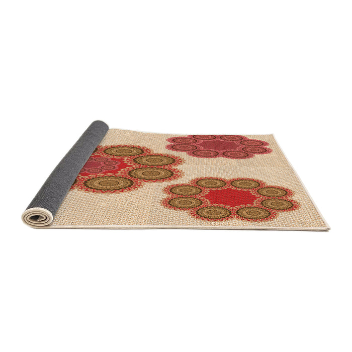 Thickness of Patterned Red Rug, pat2637org