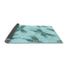 Thickness of Patterned Electric Blue Rug, pat2639lblu