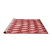 Sideview of Machine Washable Transitional Light Coral Pink Rug, wshpat2642rd