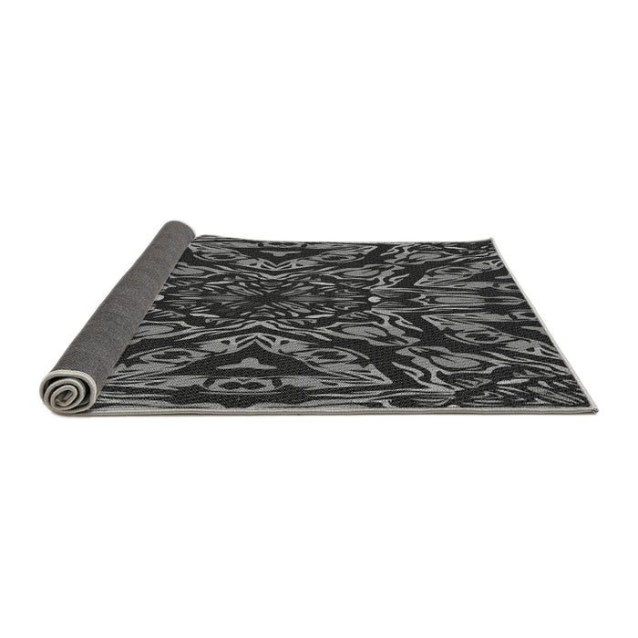 Thickness of Patterned Gray Rug, pat2643gry