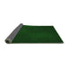 Thickness of Patterned Green Rug, pat2646grn