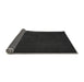 Thickness of Patterned Black Rug, pat2646gry