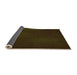 Thickness of Patterned Dark Bronze Brown Rug, pat2646org