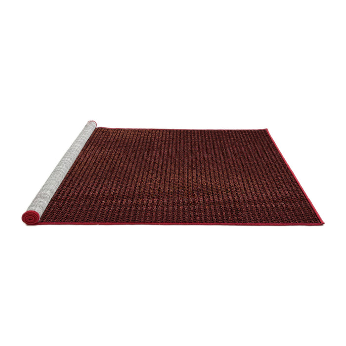 Sideview of Machine Washable Transitional Chocolate Brown Rug, wshpat2646rd