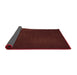 Thickness of Patterned Chocolate Brown Rug, pat2646rd