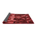 Thickness of Patterned Red Rug, pat265rd