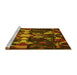 Sideview of Machine Washable Transitional Maroon Red Rug, wshpat265yw