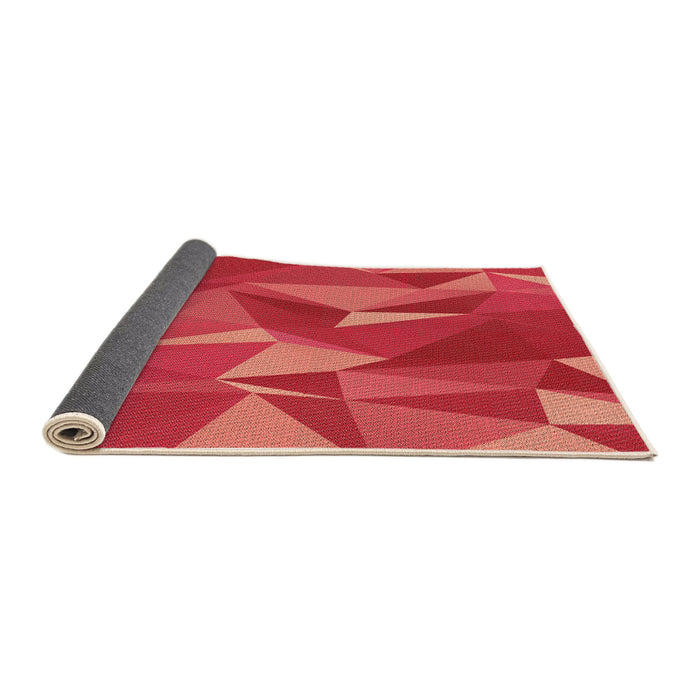 Thickness of Patterned Red Rug, pat2650org