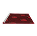 Sideview of Machine Washable Transitional Red Rug, wshpat2655rd