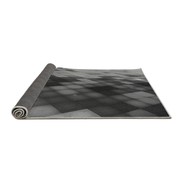 Thickness of Patterned Gray Rug, pat2656gry