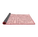 Thickness of Patterned Pink Rug, pat2660rd