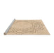 Sideview of Machine Washable Transitional Moccasin Beige Rug, wshpat2663org