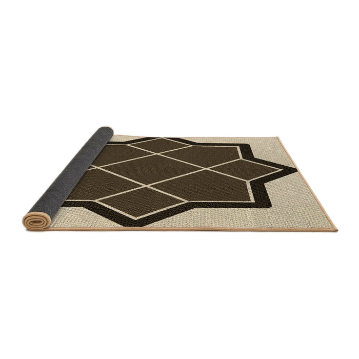 Thickness of Patterned Bakers Brown Rug, pat2664brn