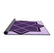 Thickness of Patterned Purple Rug, pat2664pur