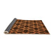 Thickness of Patterned Orange Rug, pat2666org