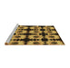 Sideview of Machine Washable Transitional Bakers Brown Rug, wshpat267brn